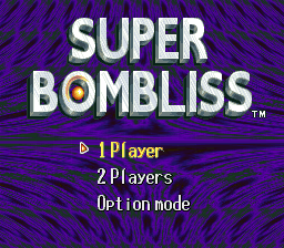 Super Bombliss Title Screen